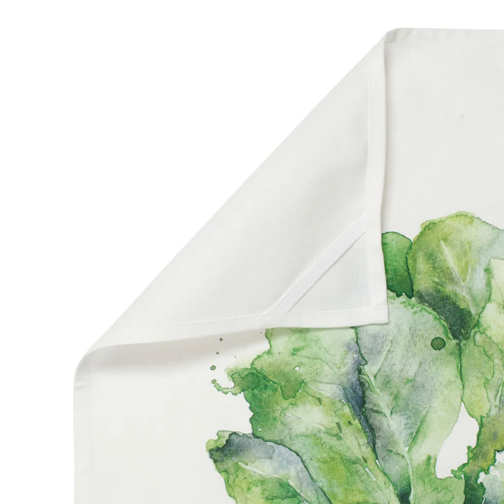 3 torchons marche blancs en coton