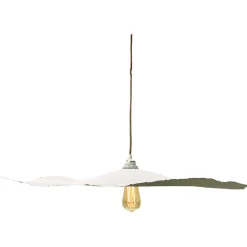 Abat-jour blanc beige d78cm - Louise