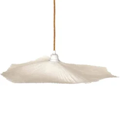 Abat-jour blanc beige d60cm - Louise