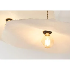 Abat-jour blanc beige d60cm - Louise