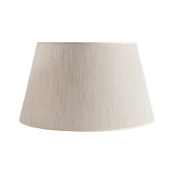 Abat-jour en lin et polyester D34cm