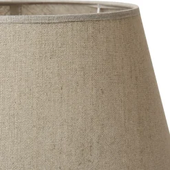 Abat-jour jute en lin D46cm