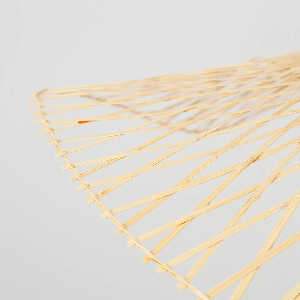 Abat-jour non électrifié en bambou d65cm naturel - Libellule