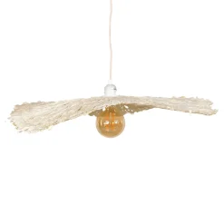 Abat-jour pour suspension blanc non électrifié d60cm - Louisette