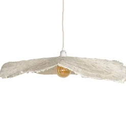 Abat-jour pour suspension blanc non électrifié d78cm - Louisette