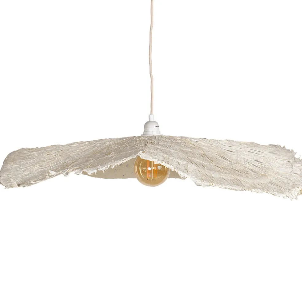 Abat-jour pour suspension blanc non électrifié d78cm - Louisette