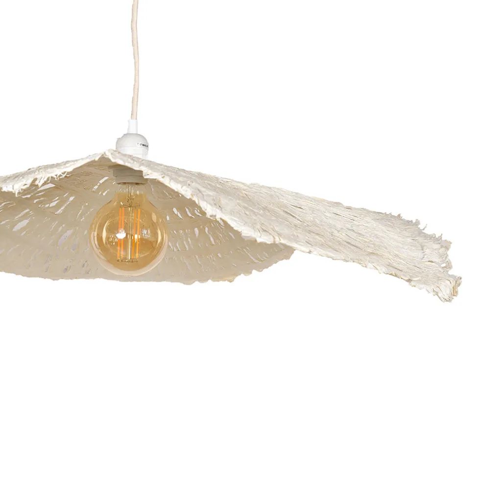 Abat-jour pour suspension blanc non électrifié d78cm - Louisette