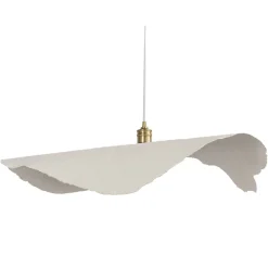 Abat-jour pour suspension blanc non électrifié d78cm - Louison