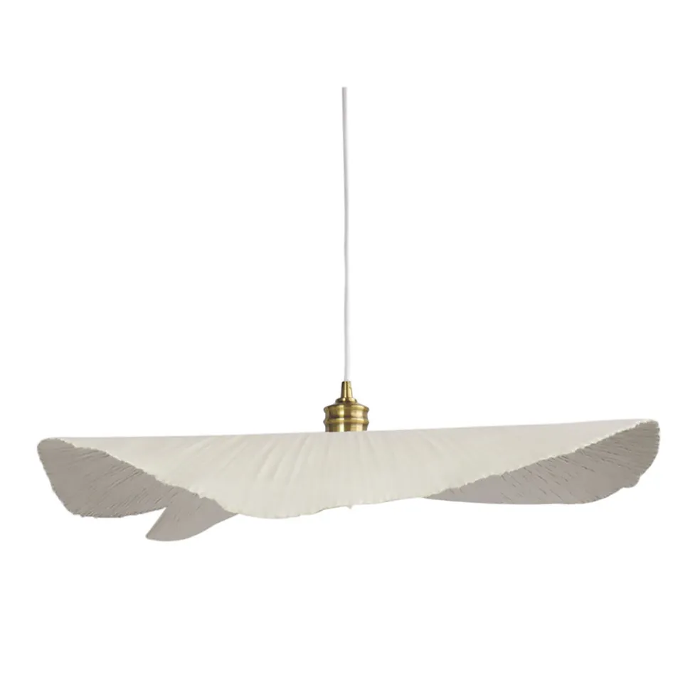 Abat-jour pour suspension blanc non électrifié d60cm - Louison