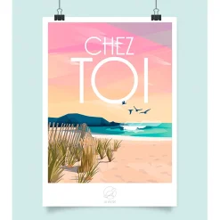 Affiche chez toi 42x59.4cm