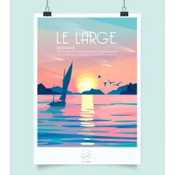 Affiche le large 42x59.4cm