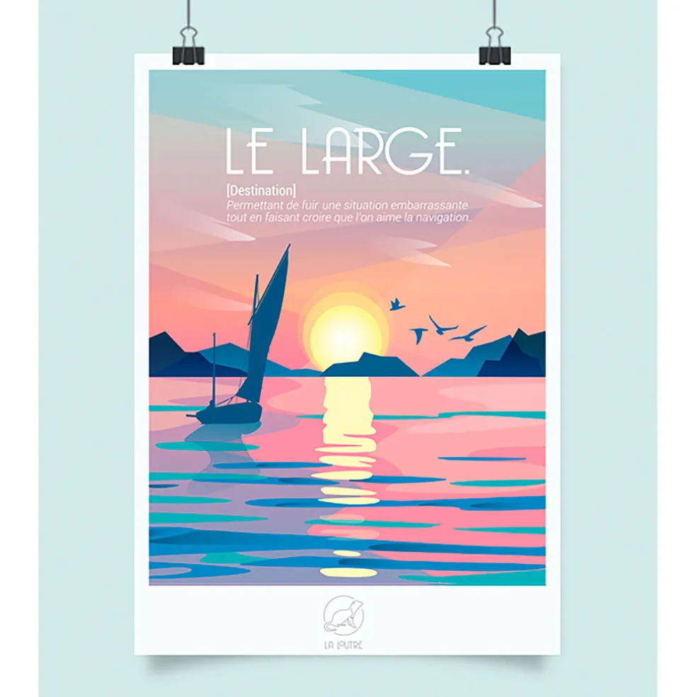 Affiche le large 42x59.4cm
