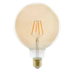 Ampoule fil spherique ambree