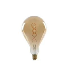 Ampoule spiral poire xl ambree