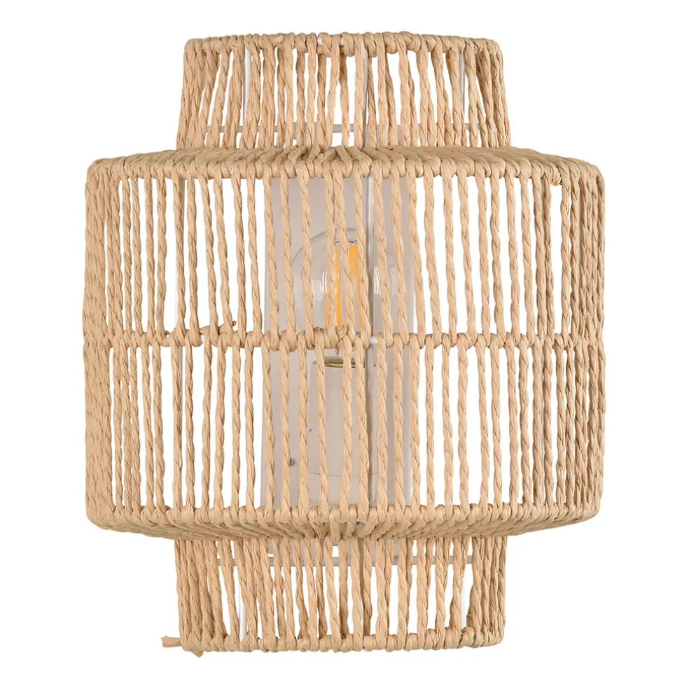 Applique en corde tressée naturel h23cm - Cancun