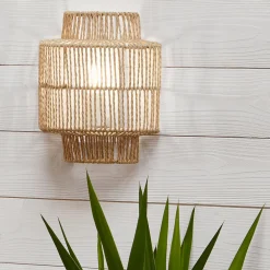 Applique en corde tressée naturel h23cm - Cancun