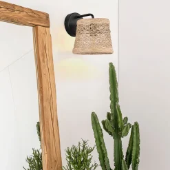 Applique en métal naturel h18cm