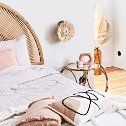 Applique non electrique en raphia d25cm naturel - cuzco