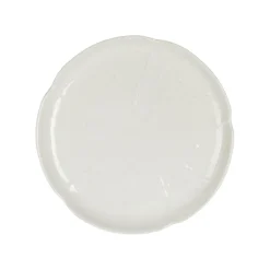 Assiette à dessert chou en grès blanc d21cm