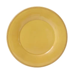Assiette à dessert en faïence moutarde d23.5cm - constance