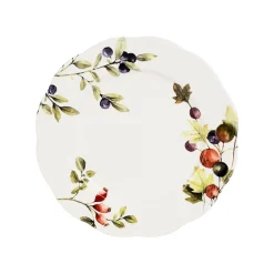 Assiette à dessert en faïence blanche d20.3cm - Meredith