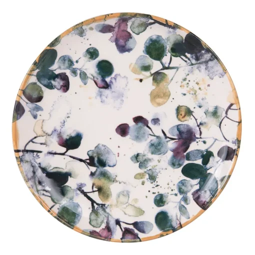 Assiette à dessert en faïence blanc d22.5cm - Garden