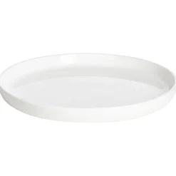 Assiette à dessert en porcelaine blanche d21cm - Stockholm