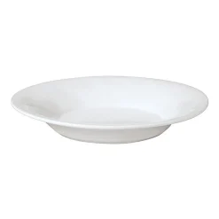 Assiette à pâtes en faïence blanche d27cm - constance