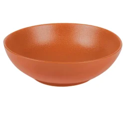Assiette calotte en gres terracotta d19cm - vesuvio