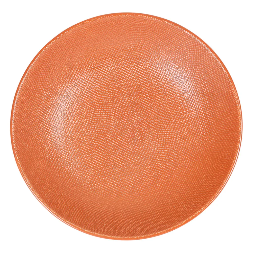 Assiette calotte en gres terracotta d25cm - vesuvio