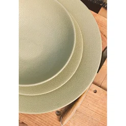 Assiette calotte en grès sauge d19cm - Vesuvio