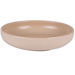 Assiette calotte en grès sable d22cm - uno