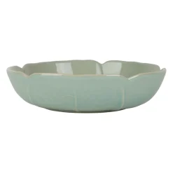 Assiette creuse chou en grès lichen d20cm