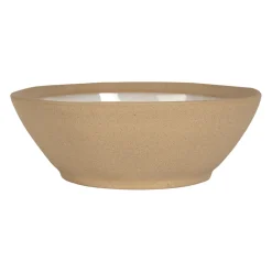 Assiette creuse en grès blanc d18cm - Jade