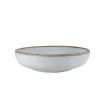 Assiette creuse en grès nacré d19cm - Nori