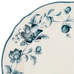 Assiette de dessert en faïence bleu d20.5cm - Margaux