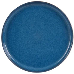 Assiette dessert en gres cobalt d22cm - uno
