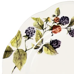 Assiette plate en faïence blanche d27cm - Meredith