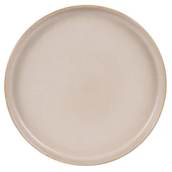 Assiette plate en gres sable d28cm - uno