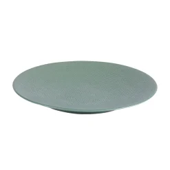 Assiette plate en grès sauge d27cm - Vesuvio