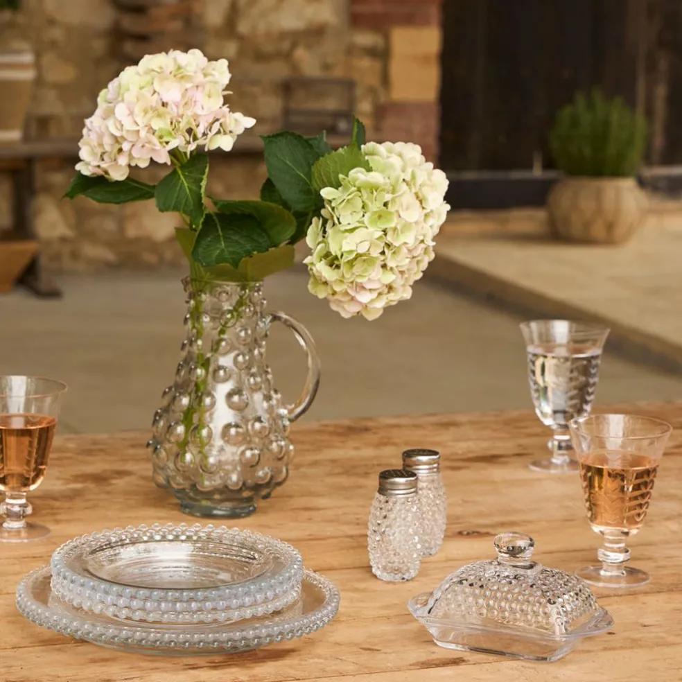 Assiette plate en verre d26cm - perloa