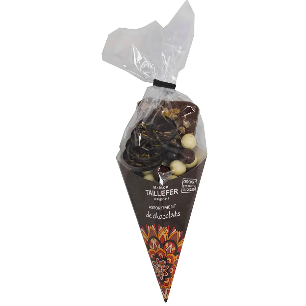 Assortiment de chocolats cornet 130g