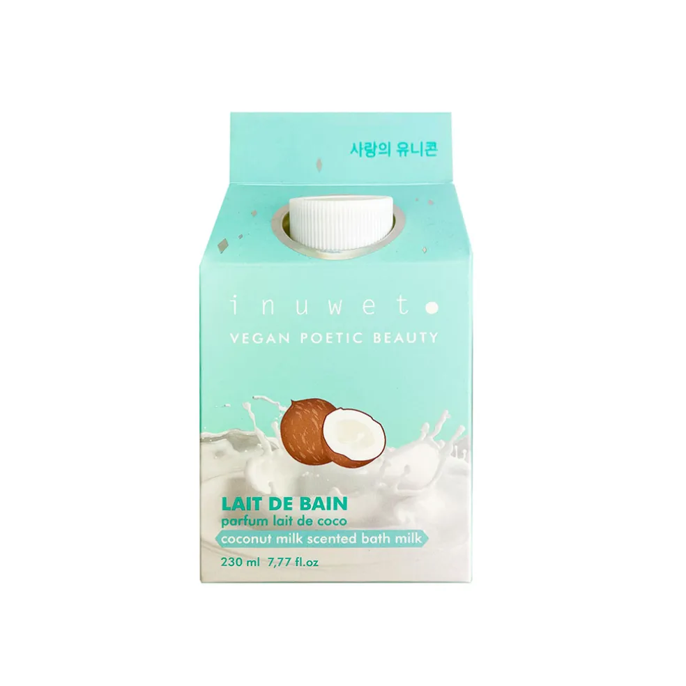 Bain lacté naturel et végan parfum coco 230ml