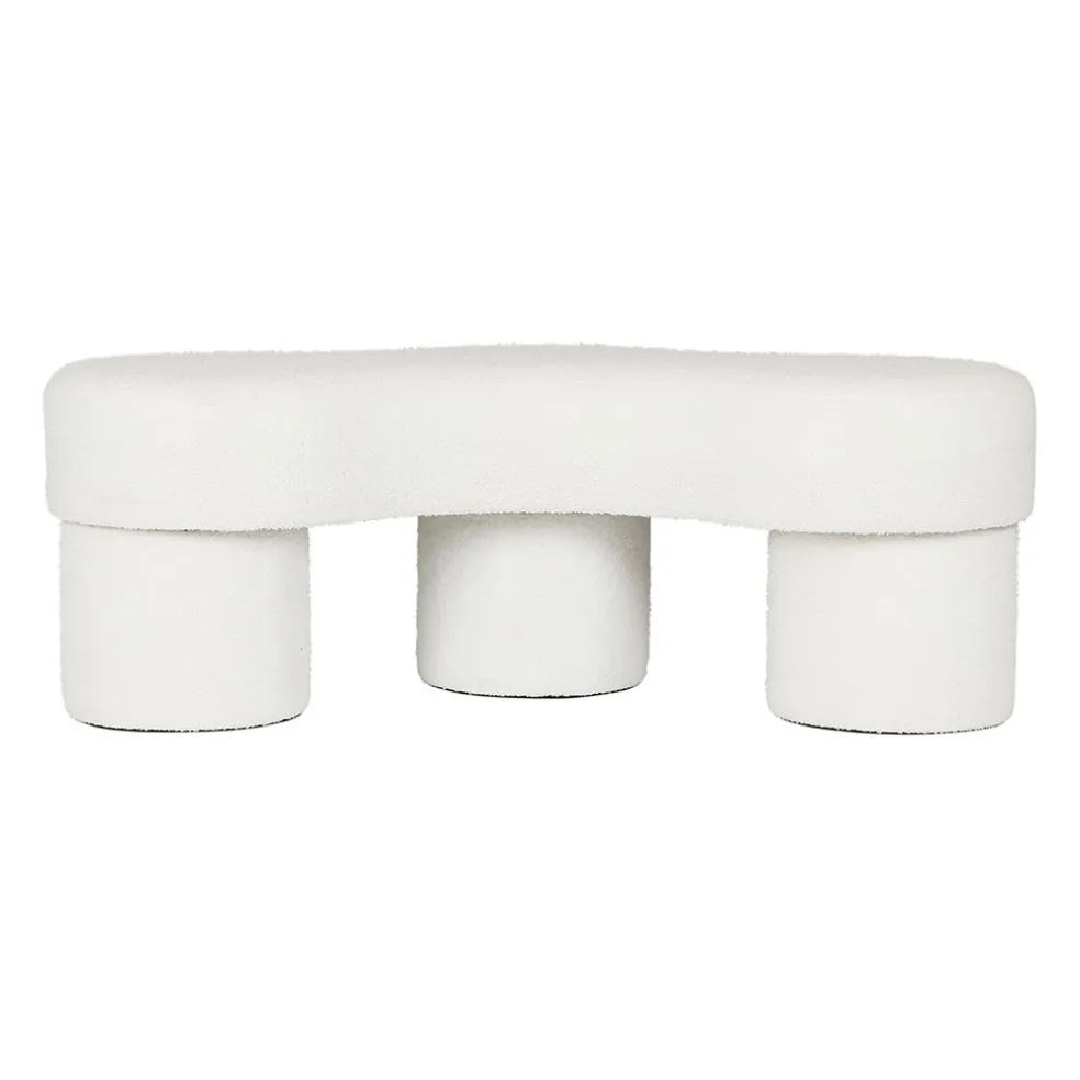 Banc bouclette et fer blanc - Organic