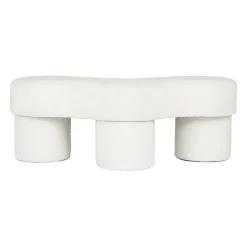 Banc bouclette et fer blanc - Organic