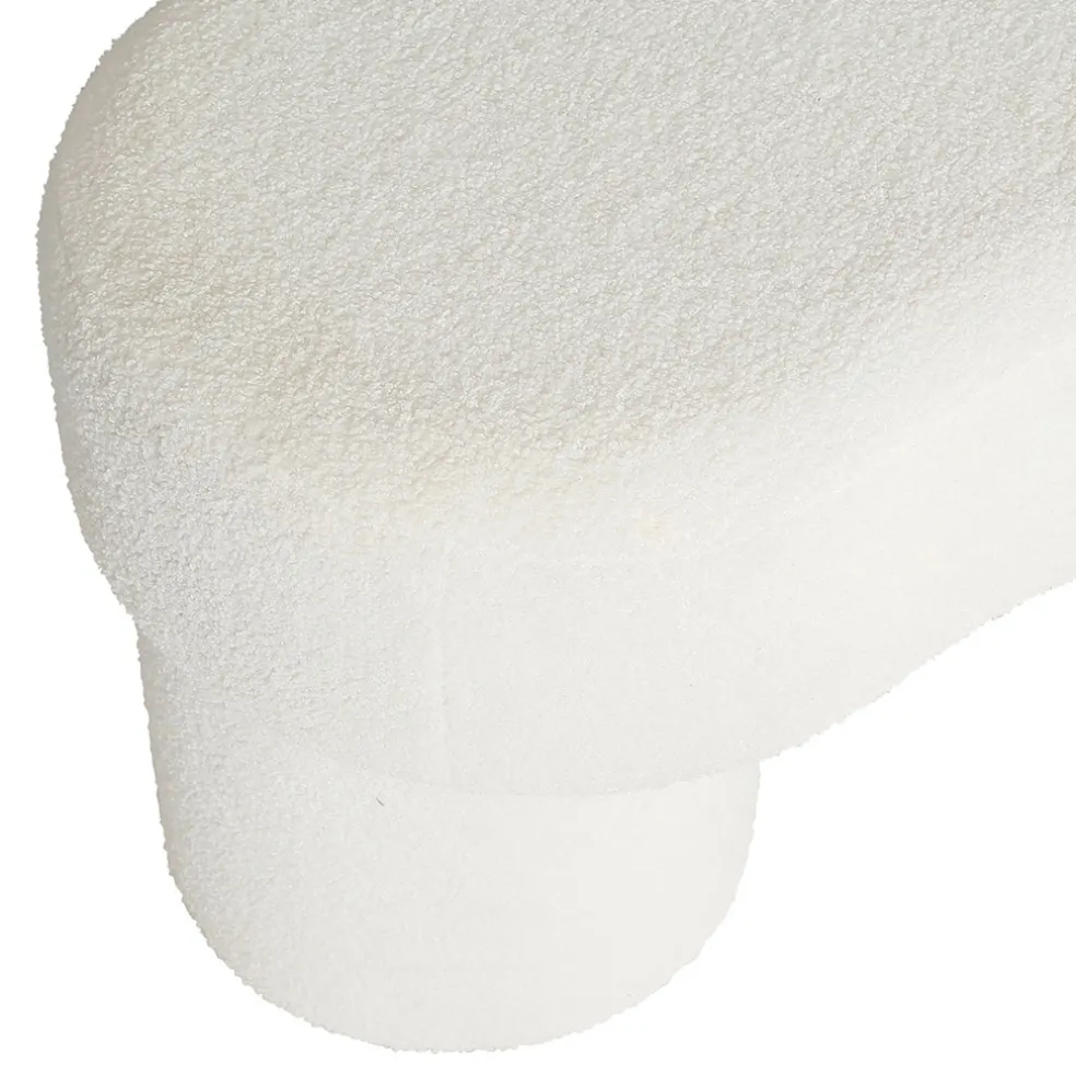 Banc bouclette et fer blanc - Organic