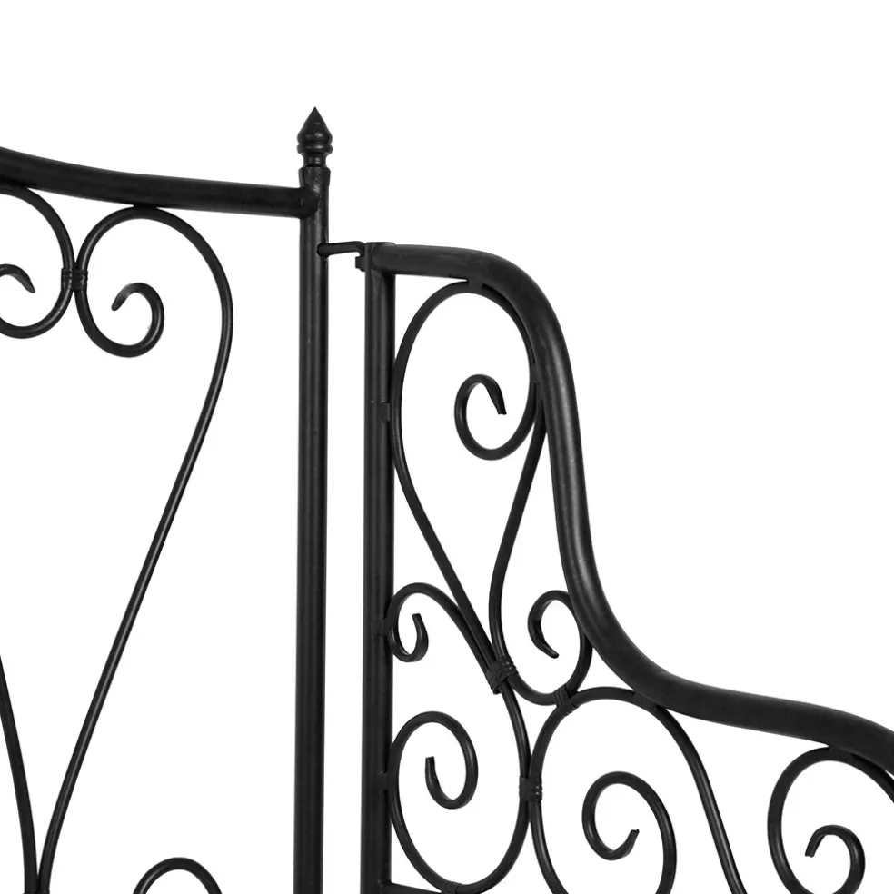 Banquette 2 places en fer forge brun - Volute