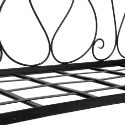 Banquette 2 places en fer forge brun - Volute