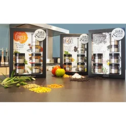 Bar à sels avec moulin intégré