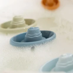 Bateaux de bain à empiler bleu